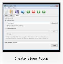 jquery video part player create video popup