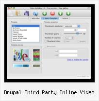 player video gallery pra site gratis drupal third party inline video