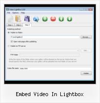 video gallery in lightbox embed video in lightbox