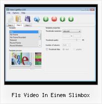 css jquery video menu fls video in einem slimbox