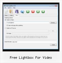 easy videogallery script php free free lightbox for video