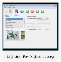 start video on thickbox open lightbox for videos jquery