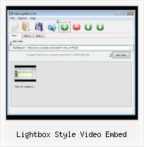 wordpress video plugin slimbox lightbox style video embed