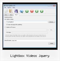 creating youtube video gallery using jquery lightbox videos jquery