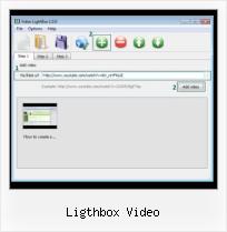 visual lightbox video player ligthbox video