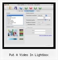 run video in jquery put a video in lightbox
