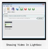 jquery video thumbnail scroller showing video in lightbox