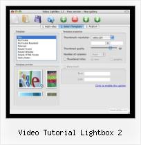 jquery video lightbox for flv files video tutorial lightbox 2