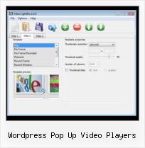 how to run video jquery wordpress pop up video players