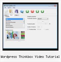 efeito lightbox video swf wordpress thinkbox video tutorial
